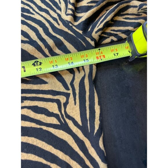 Speechless Animal Print Brown Black Long Sleeved Mock Neck Short Dress Sz XS - Picture 8 of 10